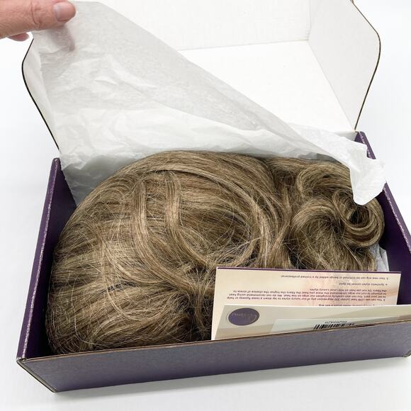 Chic Lifestyle W6047‎ Wig Long Length Brown Wavy Bangs - Picture 10 of 11